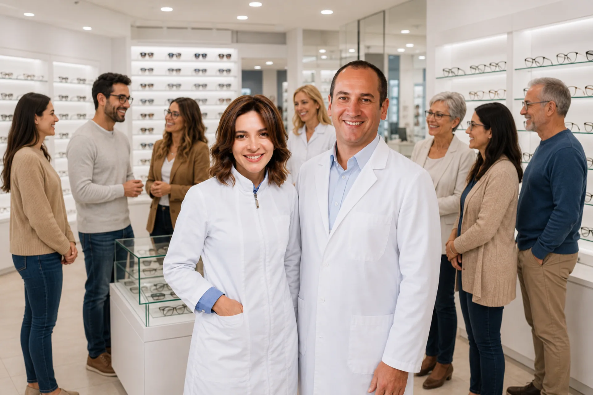 Tim optike Ocularia u optometrijskoj ordinaciji